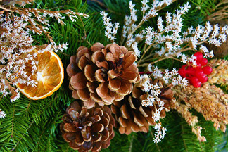 wreath centerpiece holiday christmas